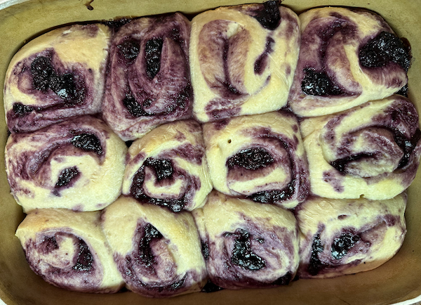 blueberry, sweet rolls, cinnamon rolls, Sourdough Living, Easter blueberry, sweet rolls, cinnamon rolls, Sourdough Living, Easter