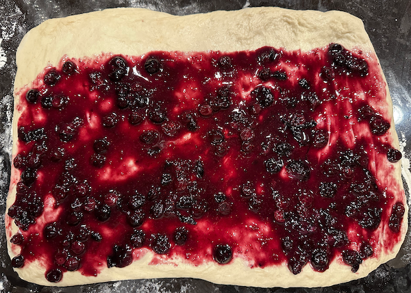 blueberry, cinnamon rolls, sweet rolls, Easter, Sourdough Living blueberry, cinnamon rolls, sweet rolls, Easter, Sourdough Living