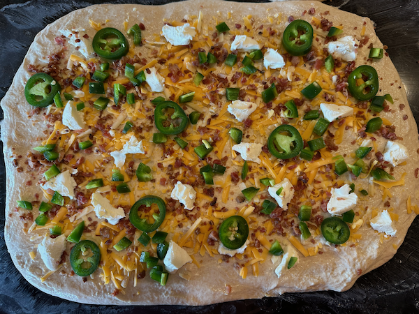 jalapeño, cream cheese, cheddar cheese, bacon, sourdough, sourdough living, laminate, lamination, jalepeno jalapeño, cream cheese, cheddar cheese, bacon, sourdough, sourdough living, laminate, lamination, jalepeno
