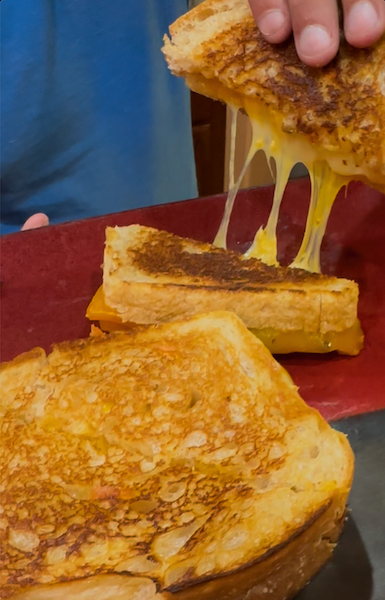 Sourdough Living, Big Sandwich Loaf, Grilled Cheese Sandwich Sourdough Living, Big Sandwich Loaf, Grilled Cheese Sandwich