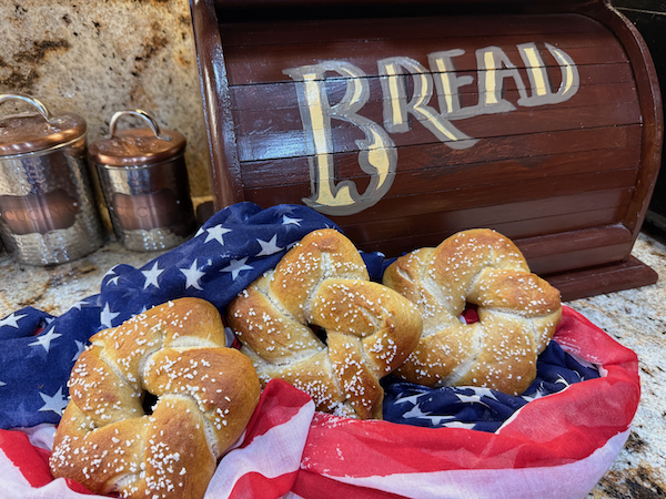 Sourdough Living, Star Pretzels and Bread Box Sourdough Living, Star Pretzels and Bread Box