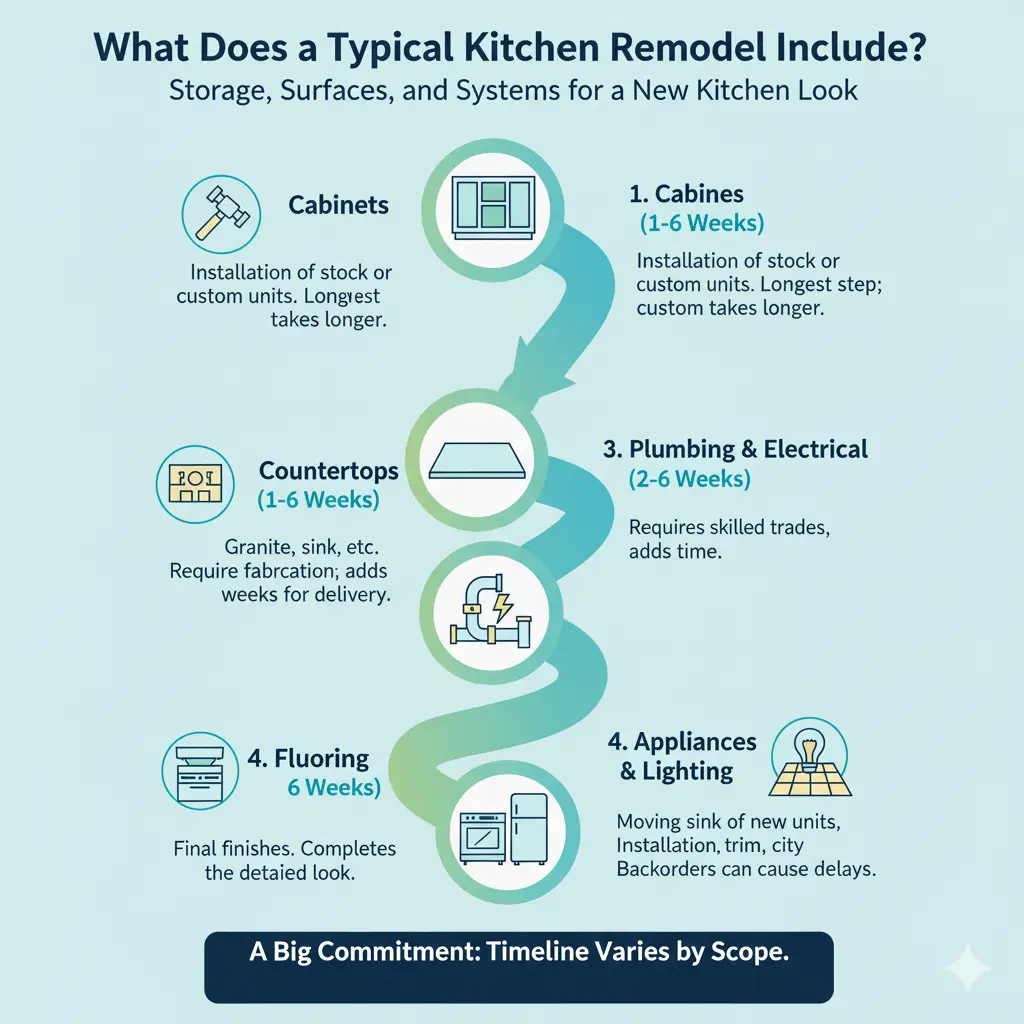What Does a Typical Kitchen Remodel Include