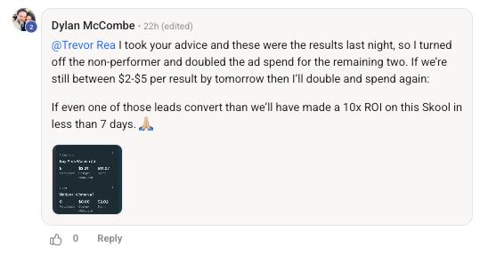 Live Events results B