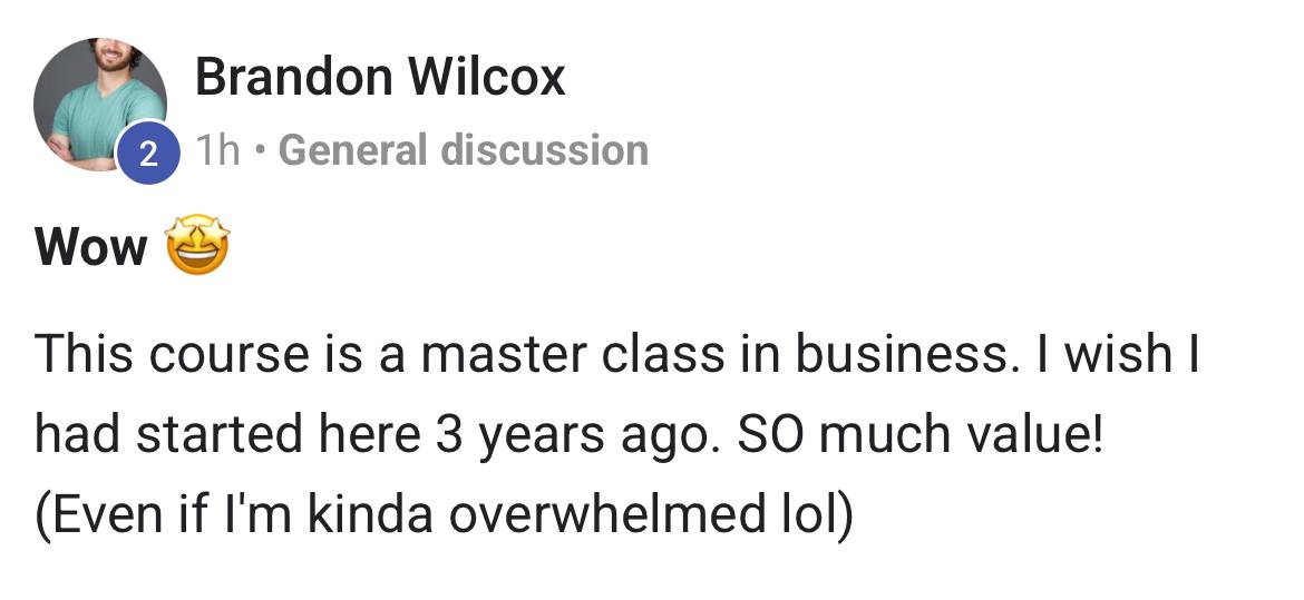 Business Coach - SO much value!