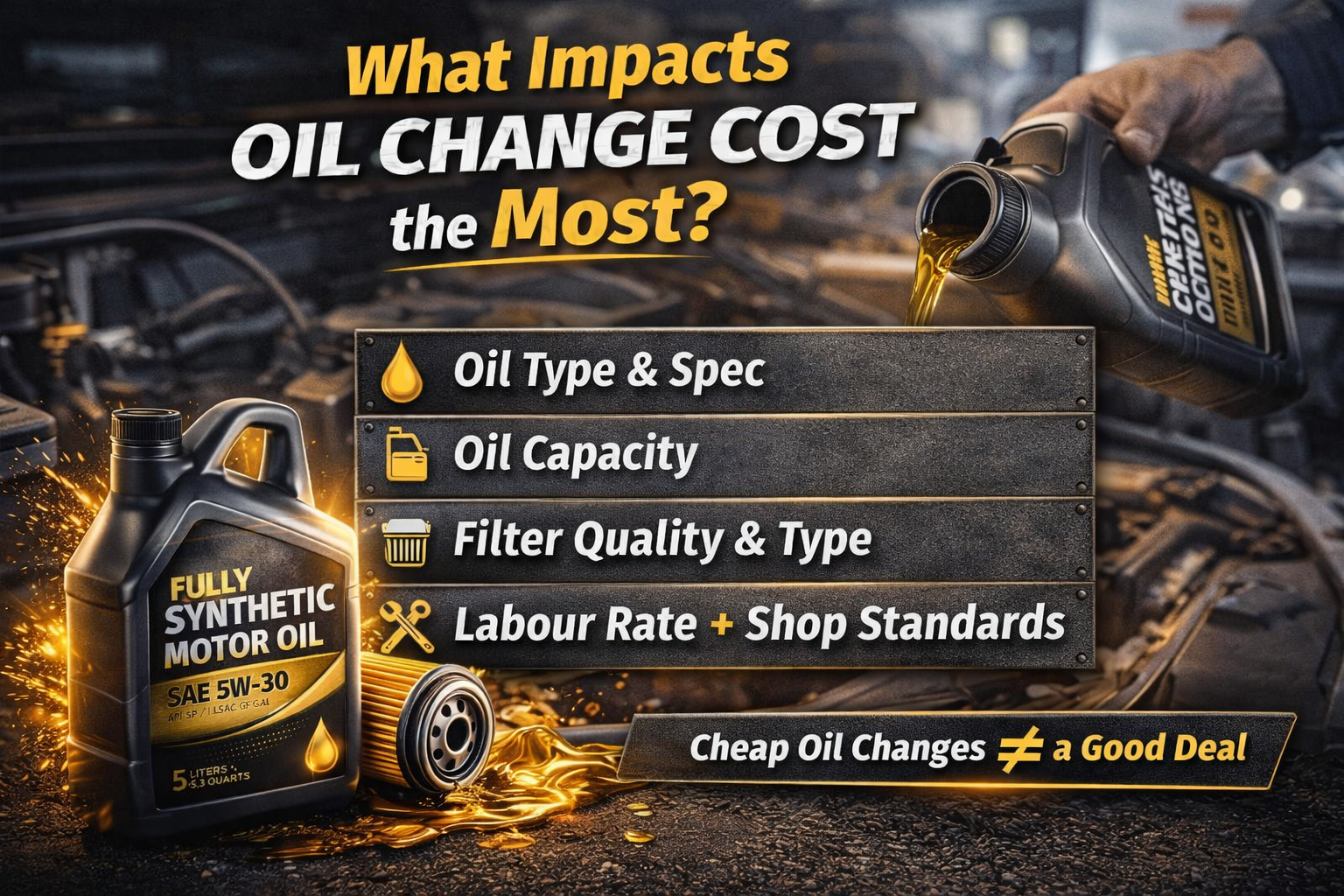 What Impacts Oil Change Cost the Most? What Impacts Oil Change Cost the Most?