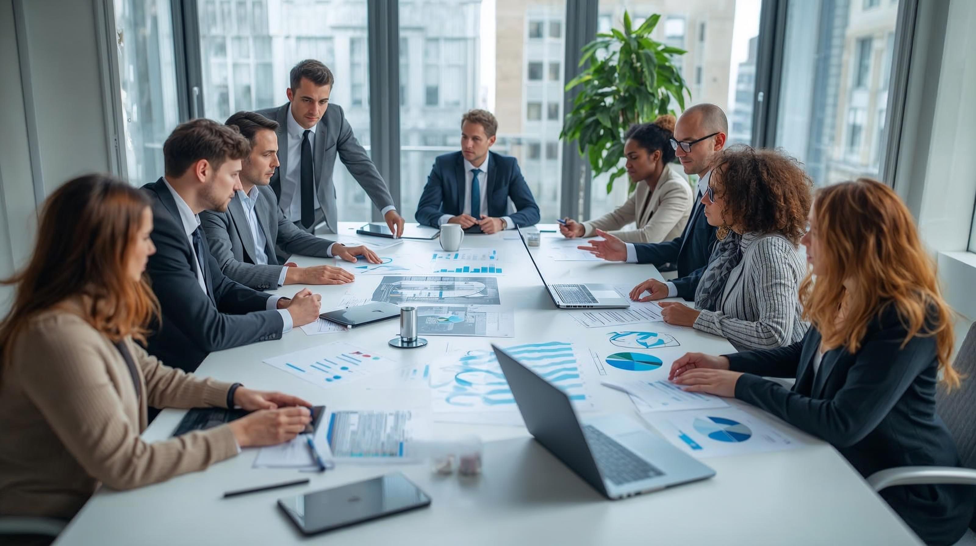 Business discussing AI & Automation Business discussing AI & Automation