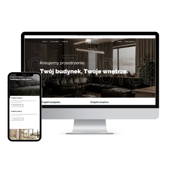 Podgląd projektu strony internetowej