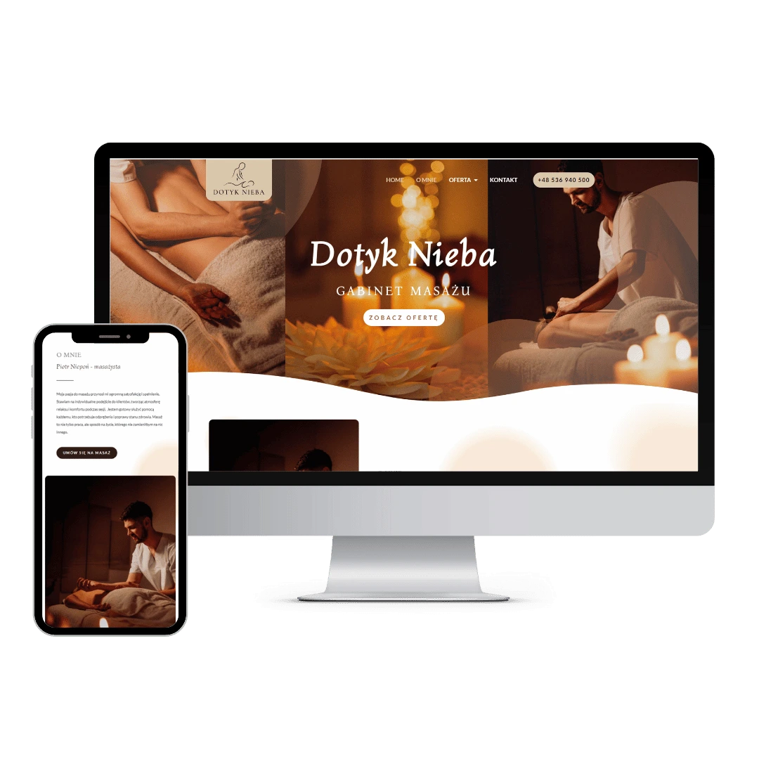 Podgląd projektu strony internetowej