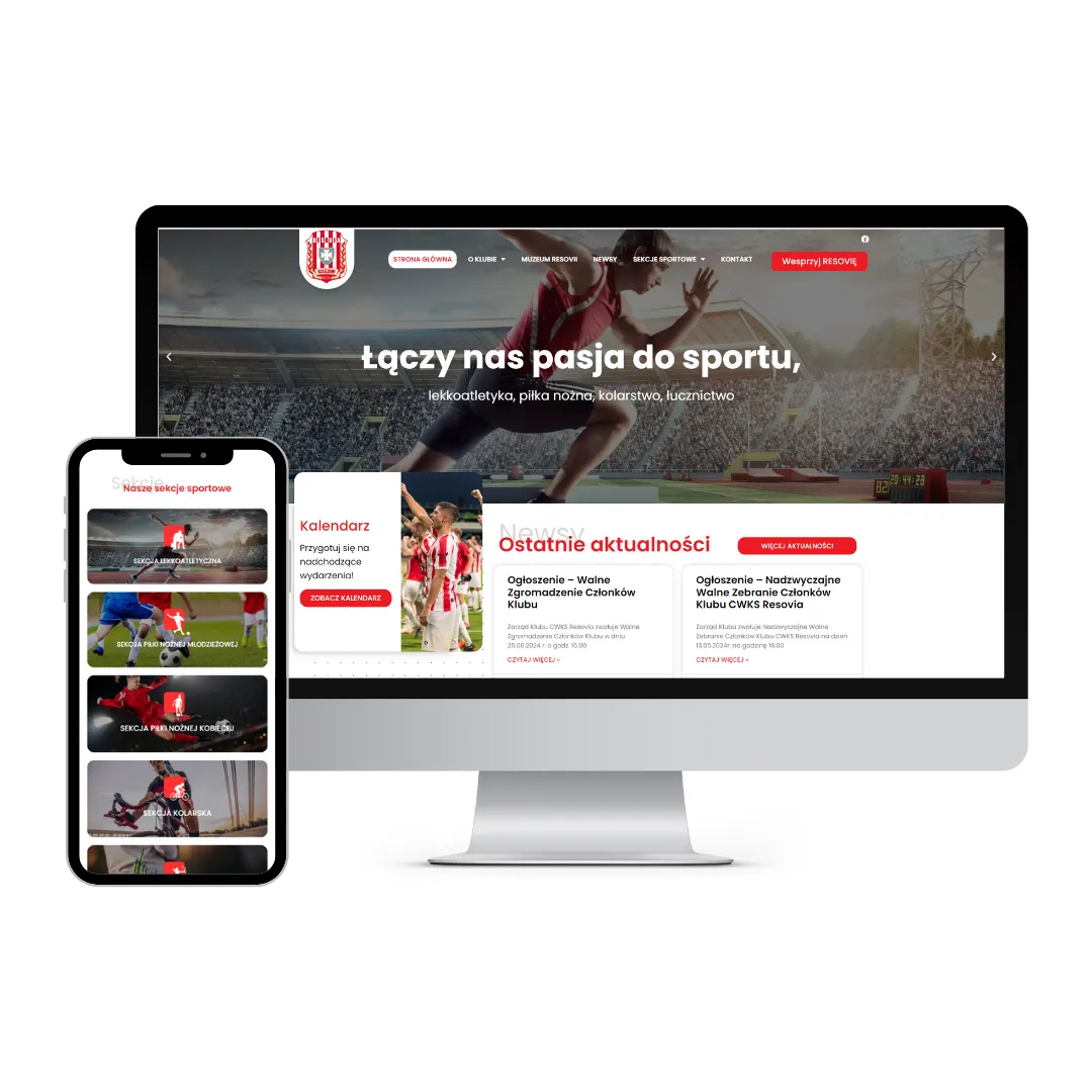 Podgląd projektu strony internetowej