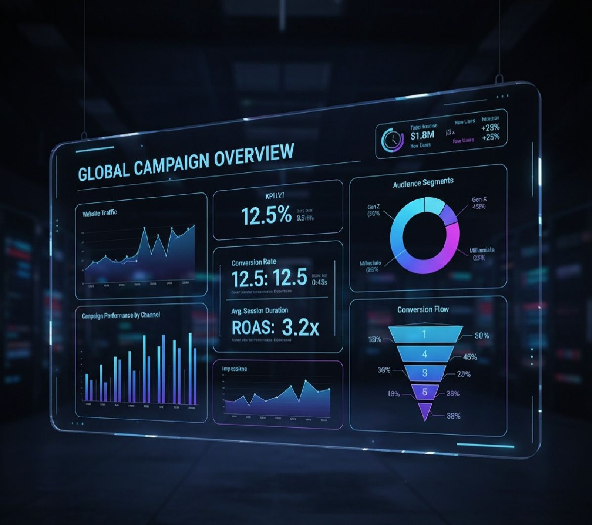 Skärmdump av Melt Systems rapportöversikt