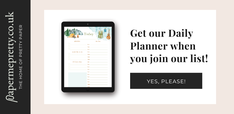 Get our Daily Planner when you join our list!
