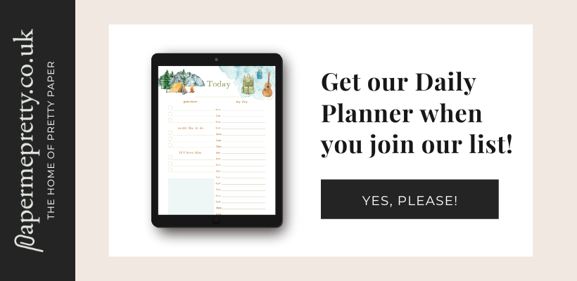 Get our Daily Planner to help you accomplish your tasks and increase your productivity