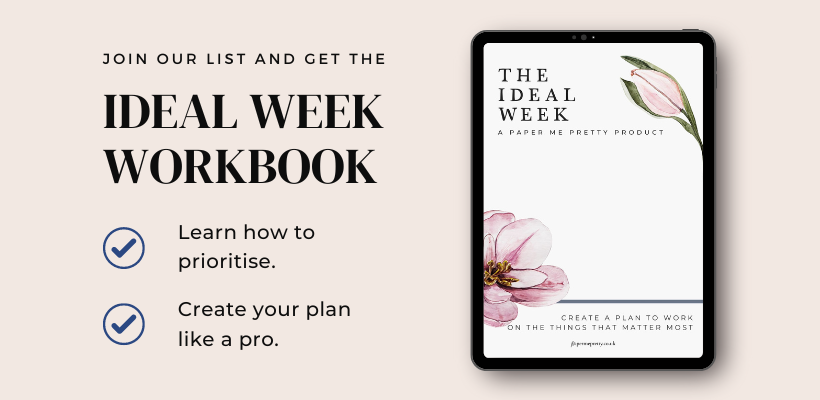 Ideal Week Workbook