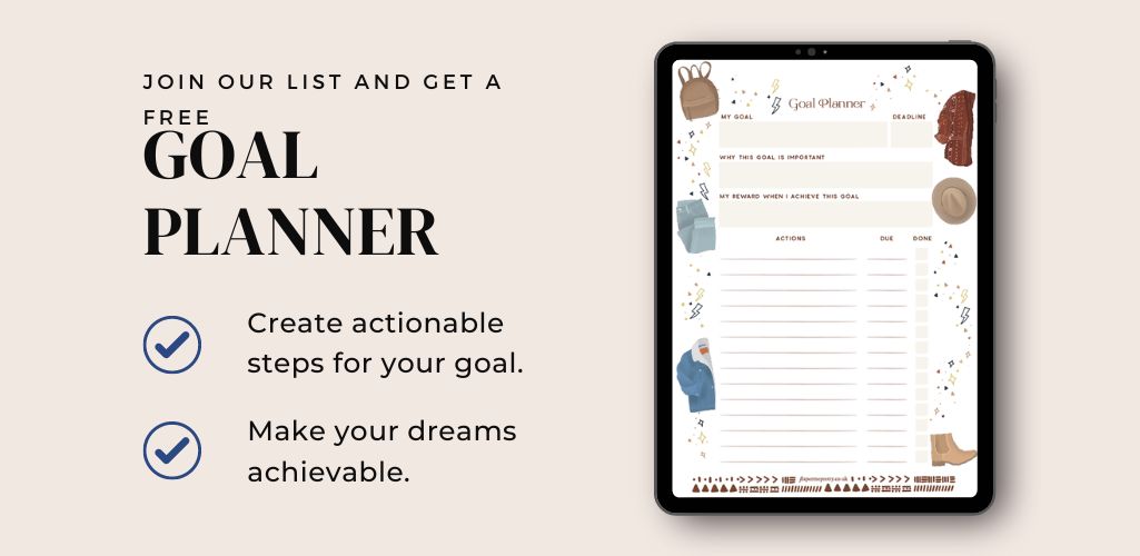 Get a free goal planner when you join our list!