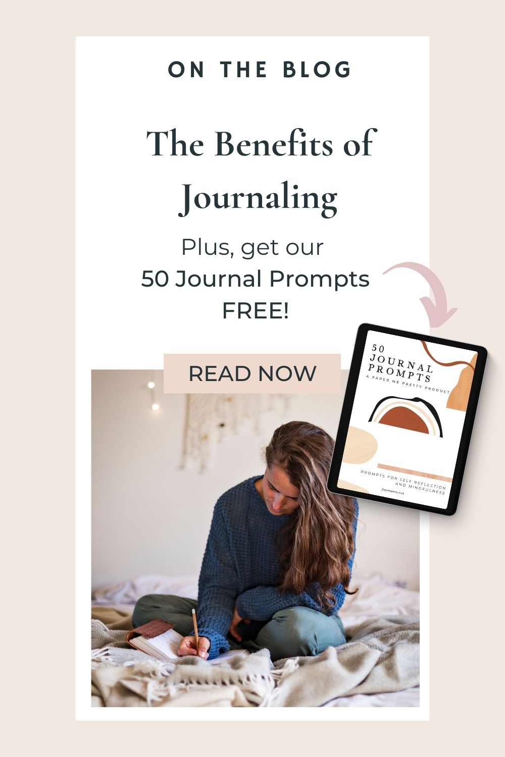 If you're looking to build a habit that will benefit you in a ton of ways, I have to say that journaling is at the top of the list. Find out how journaling can help you, PLUS, get our 50 Journal Prompts FREE! #journaling #habits #successhabits #journal