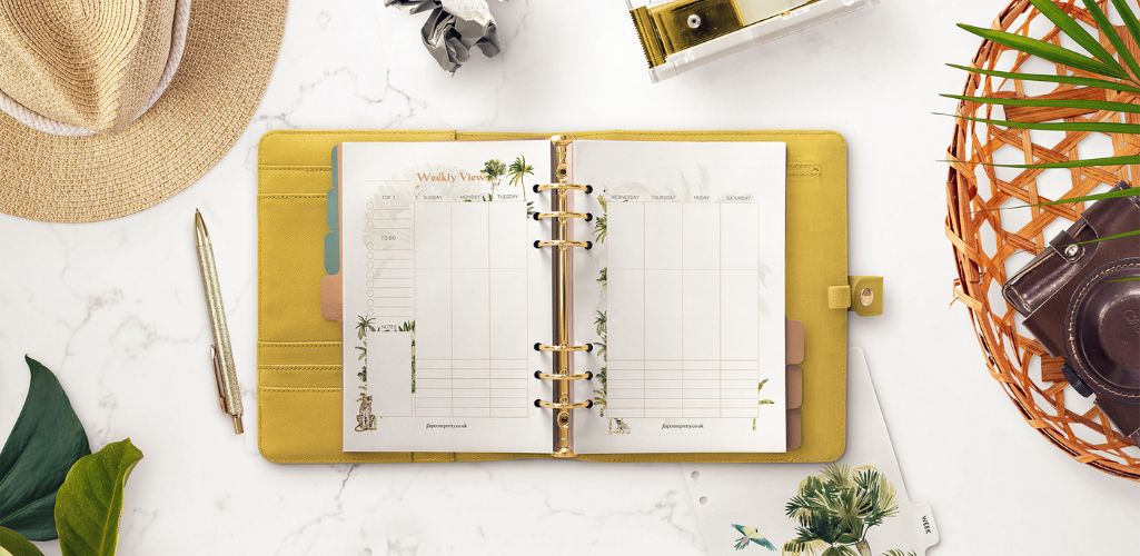 Beautiful stationery from Paper Me Pretty helps you establish your routines Beautiful stationery from Paper Me Pretty helps you establish your routines