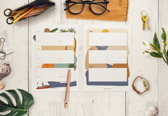 Prayer and praise printable stationery pages
