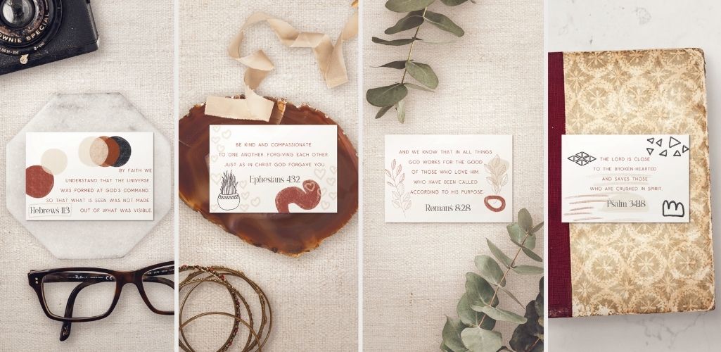 Bible verse cards printable stationery