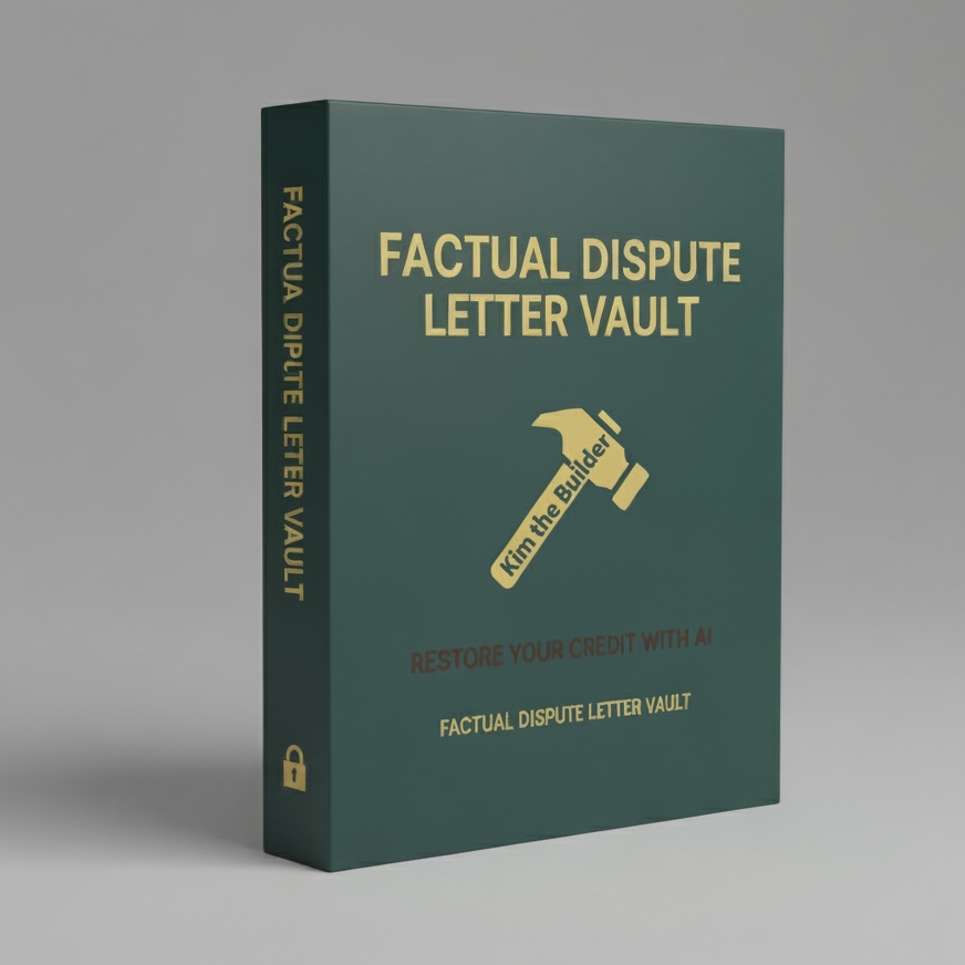 Factual Dispute Letter Vault