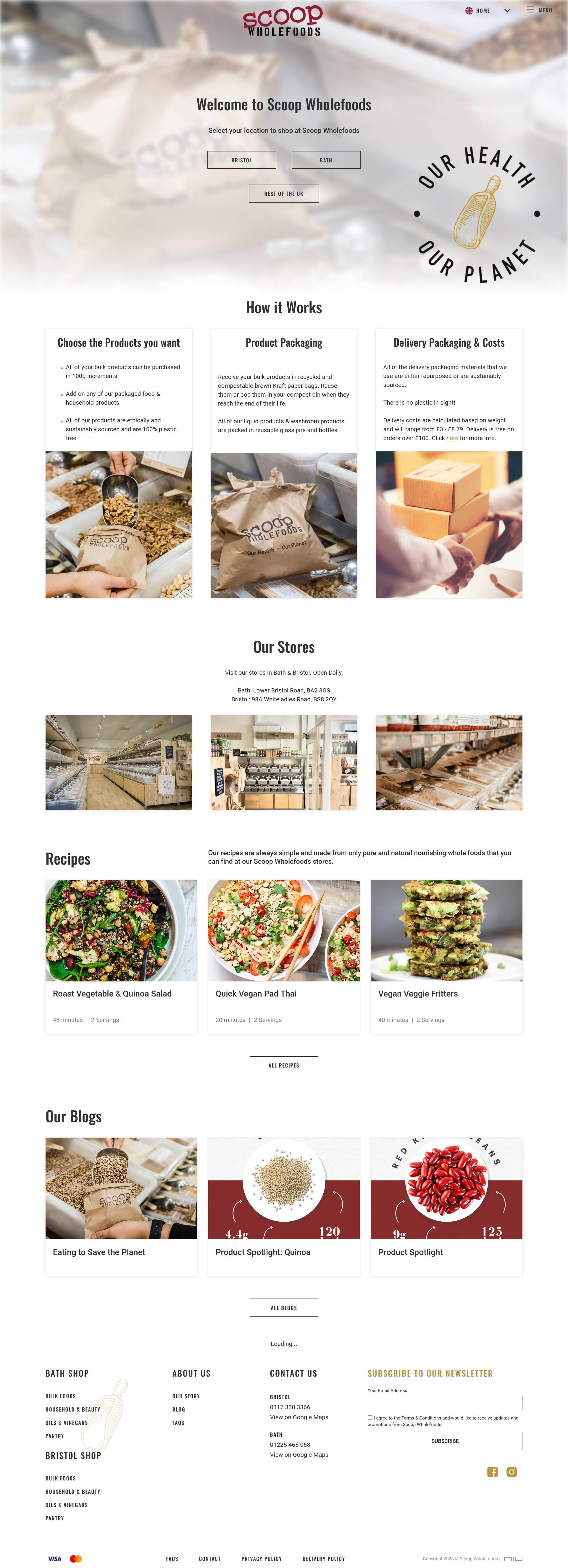 Whole food company website