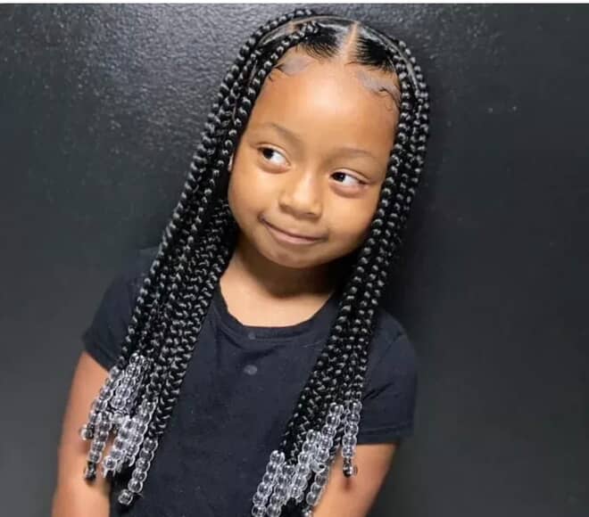 Kids Knotless Braids