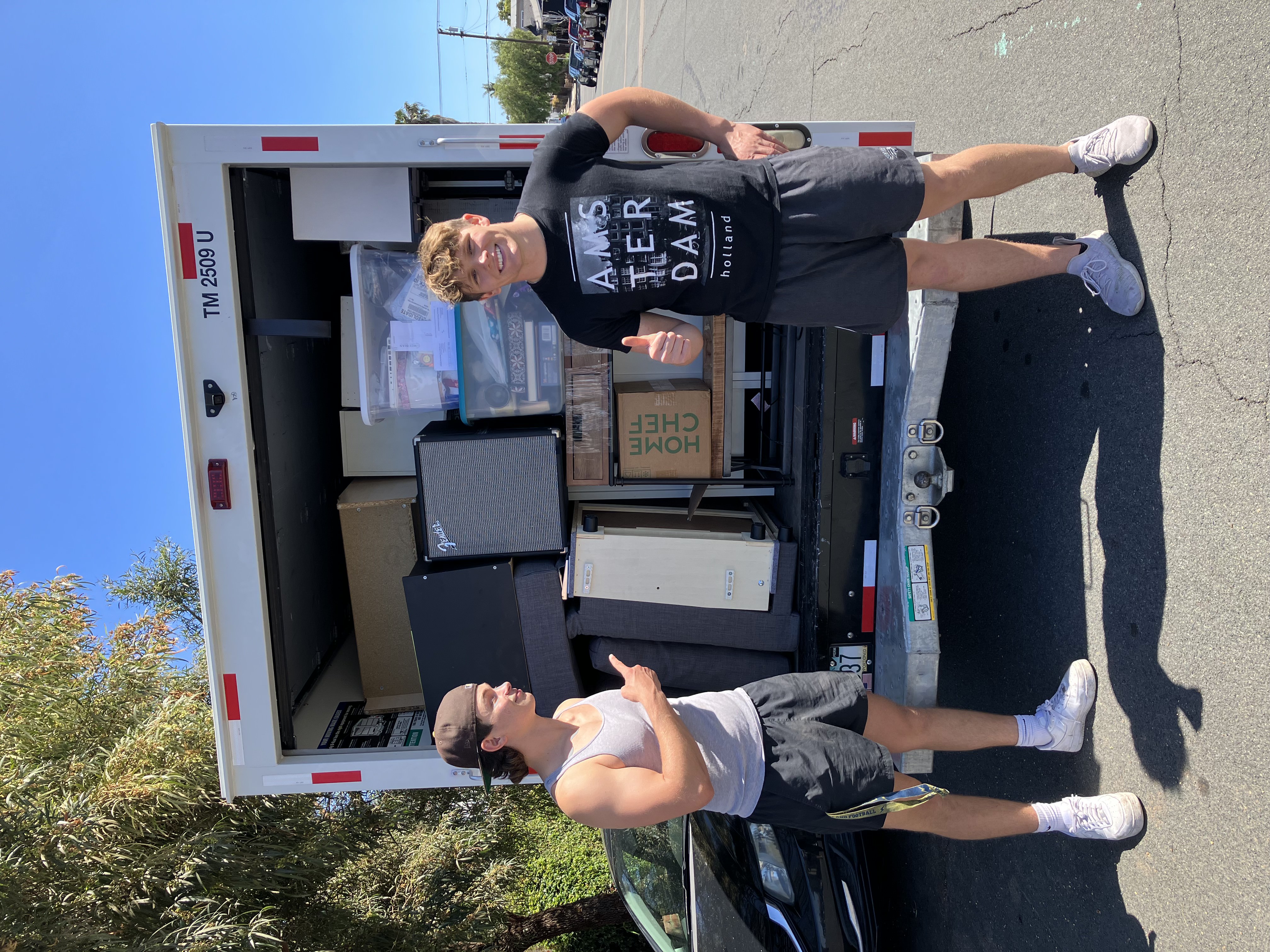 San Diego residential movers loading furniture