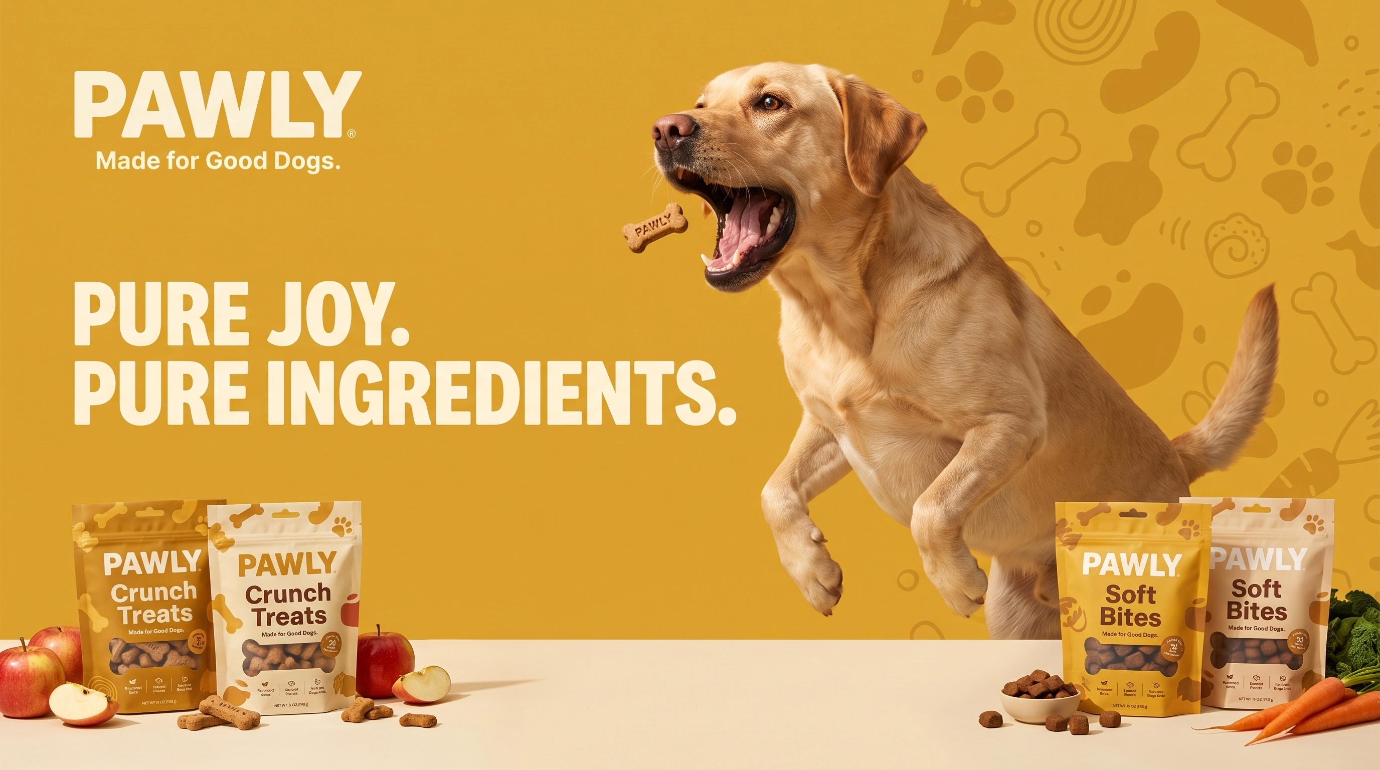 Pawly Dog Treats Branding