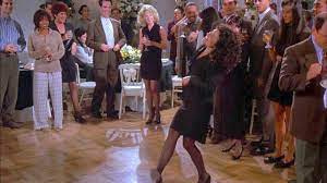 Elaine from Seinfeld dancing
