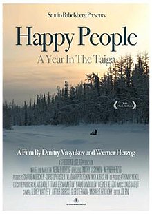Movie poster for HAPPY PEOPLE, a year in the TIAGA