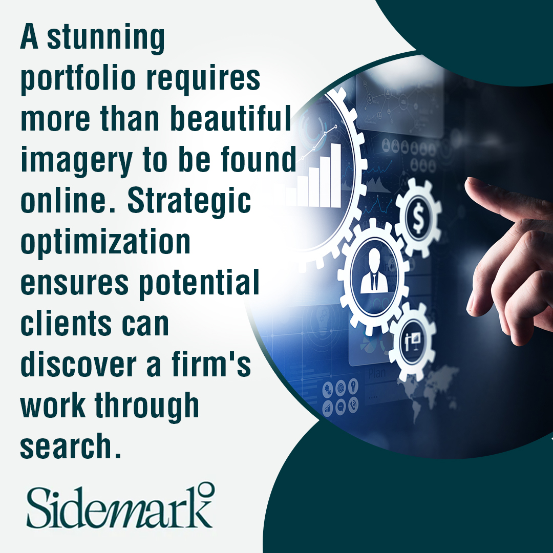 Sidemark: Strategic optimization for design portfolio discoverability.