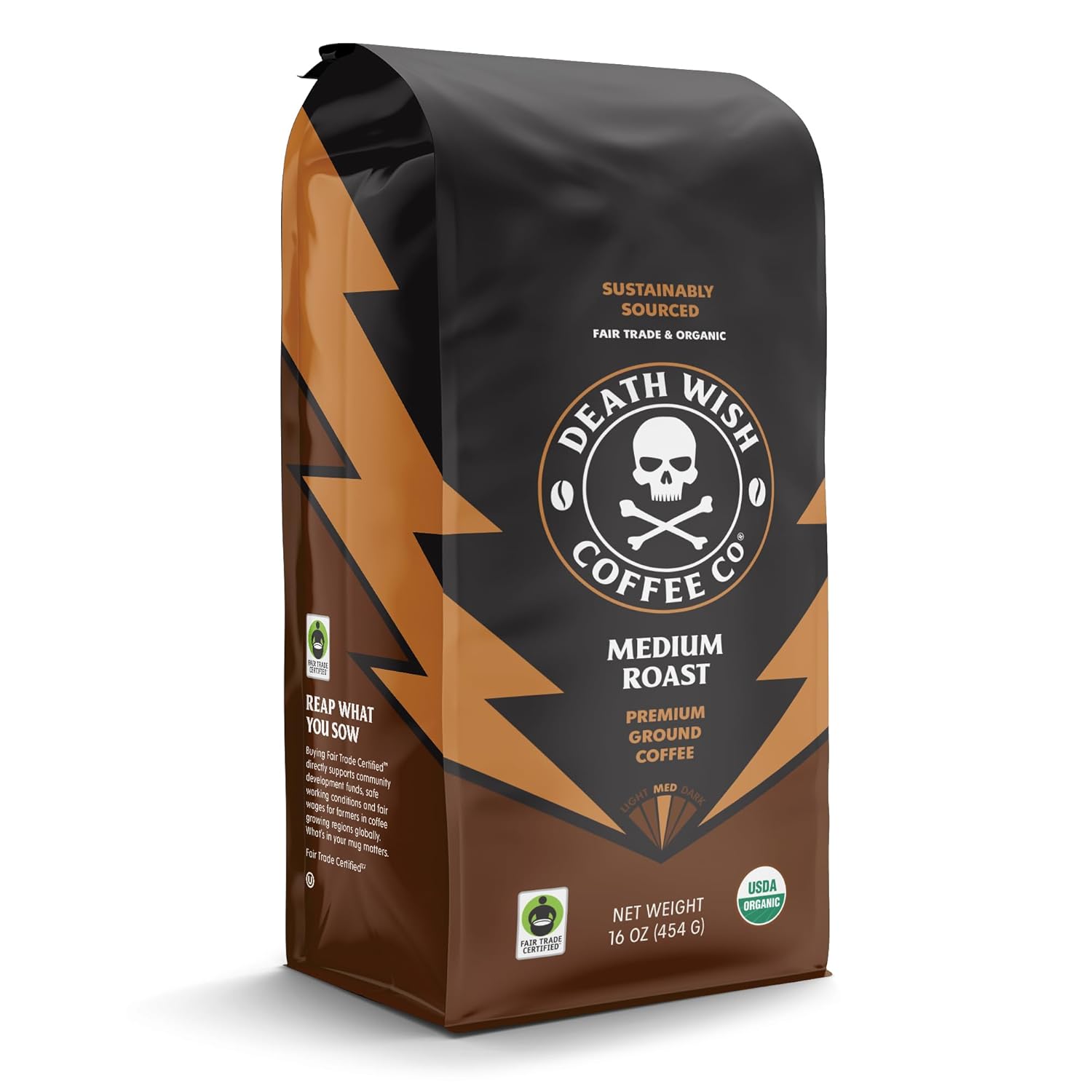 death wish medium coffee bag