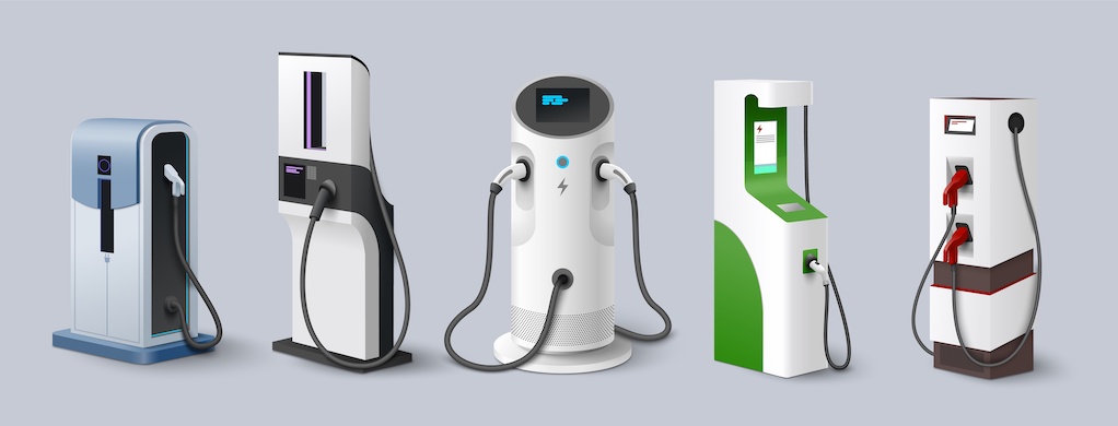 ev charging lot