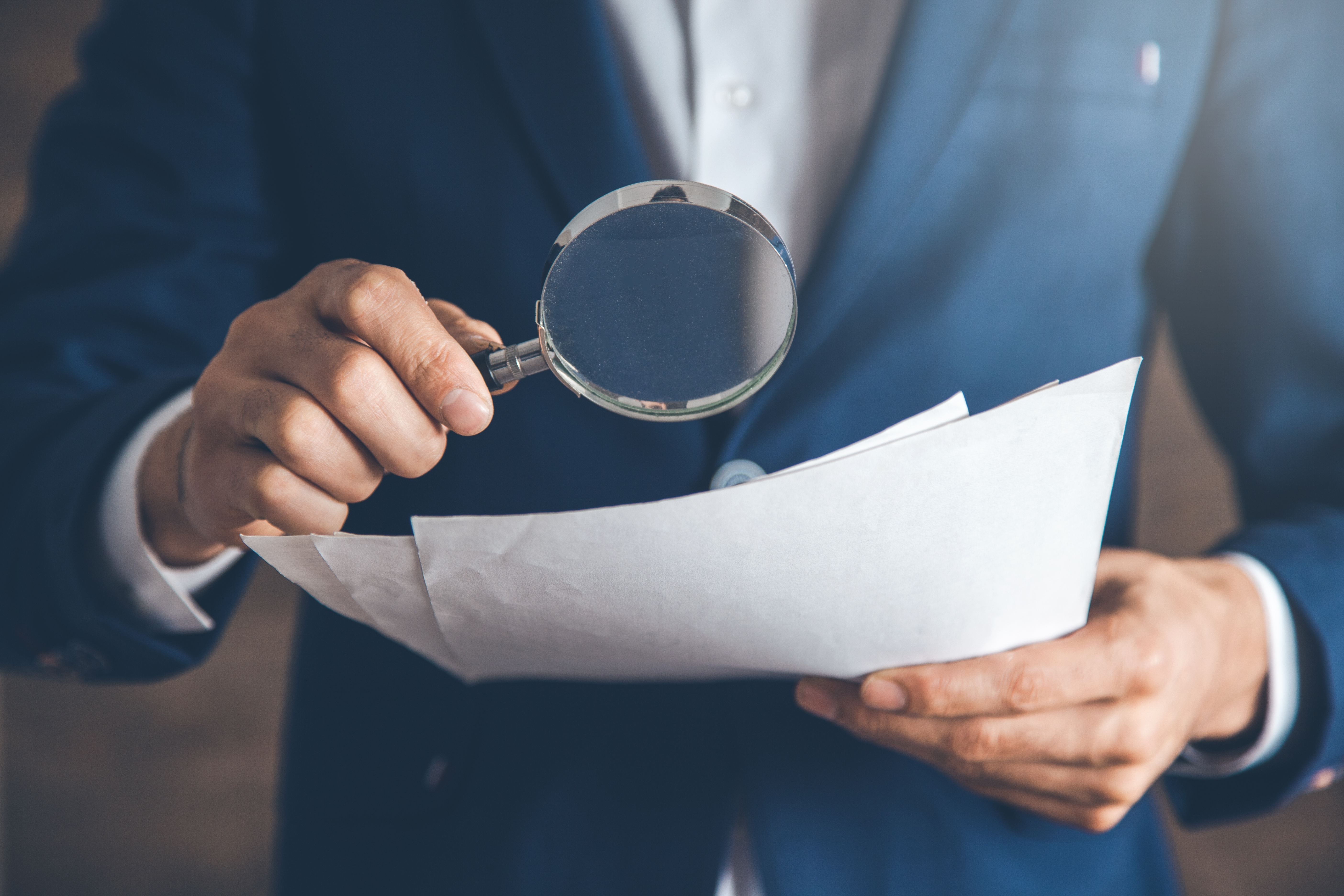 business magnifying