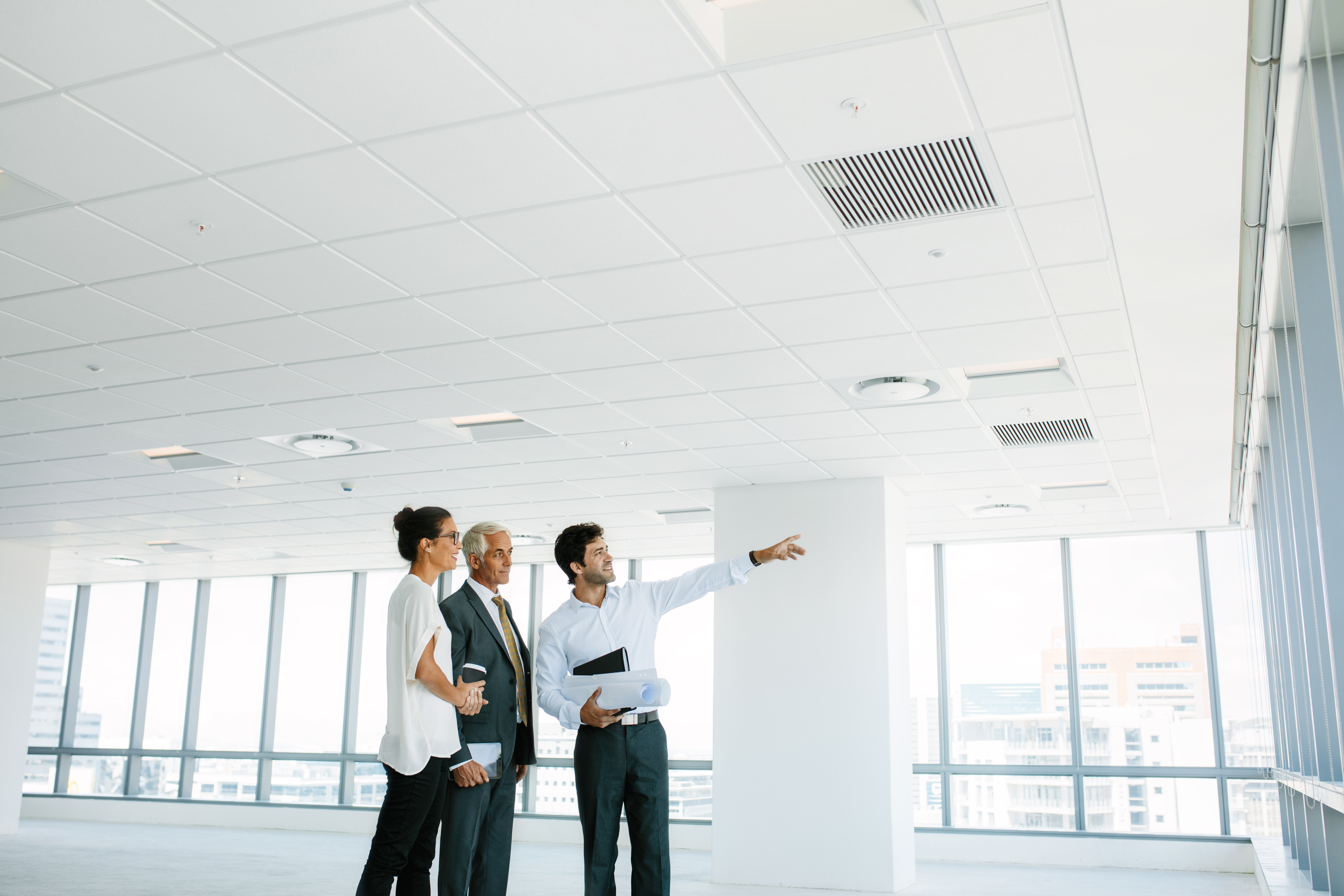 showing office space