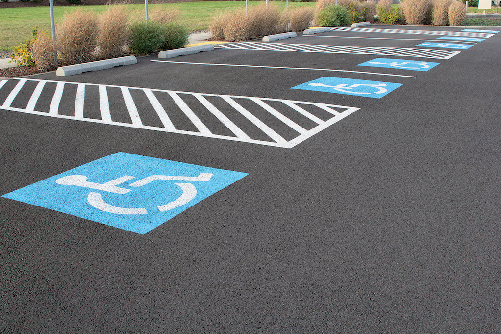 handicap parking spaces