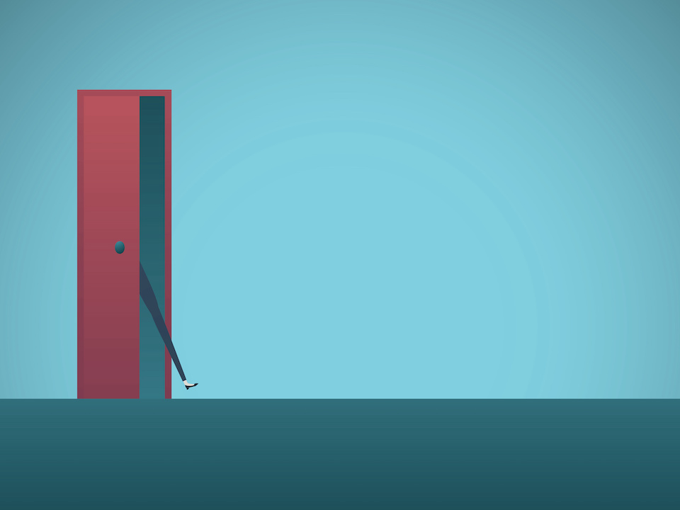 foot in door