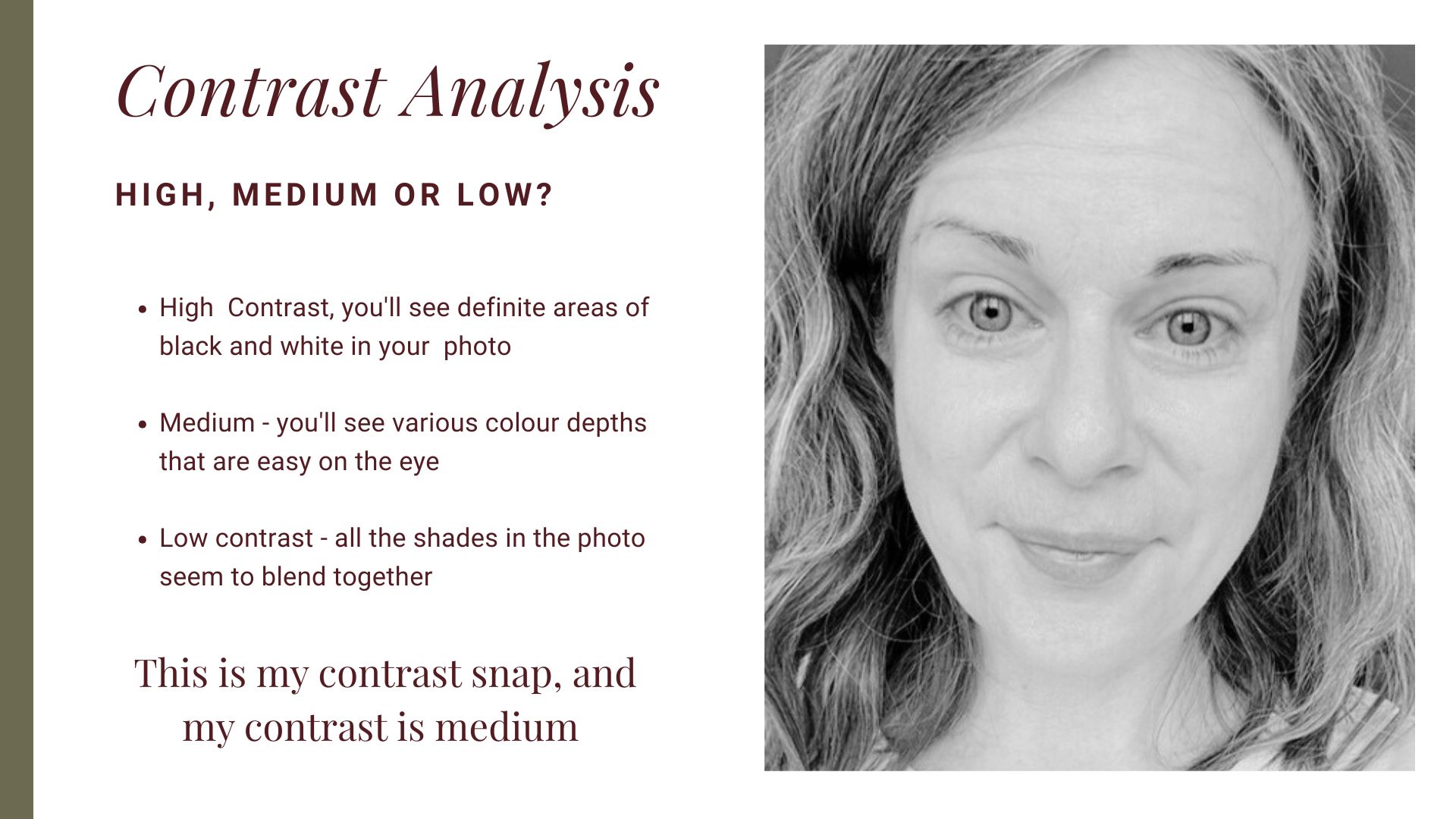 finding contrast