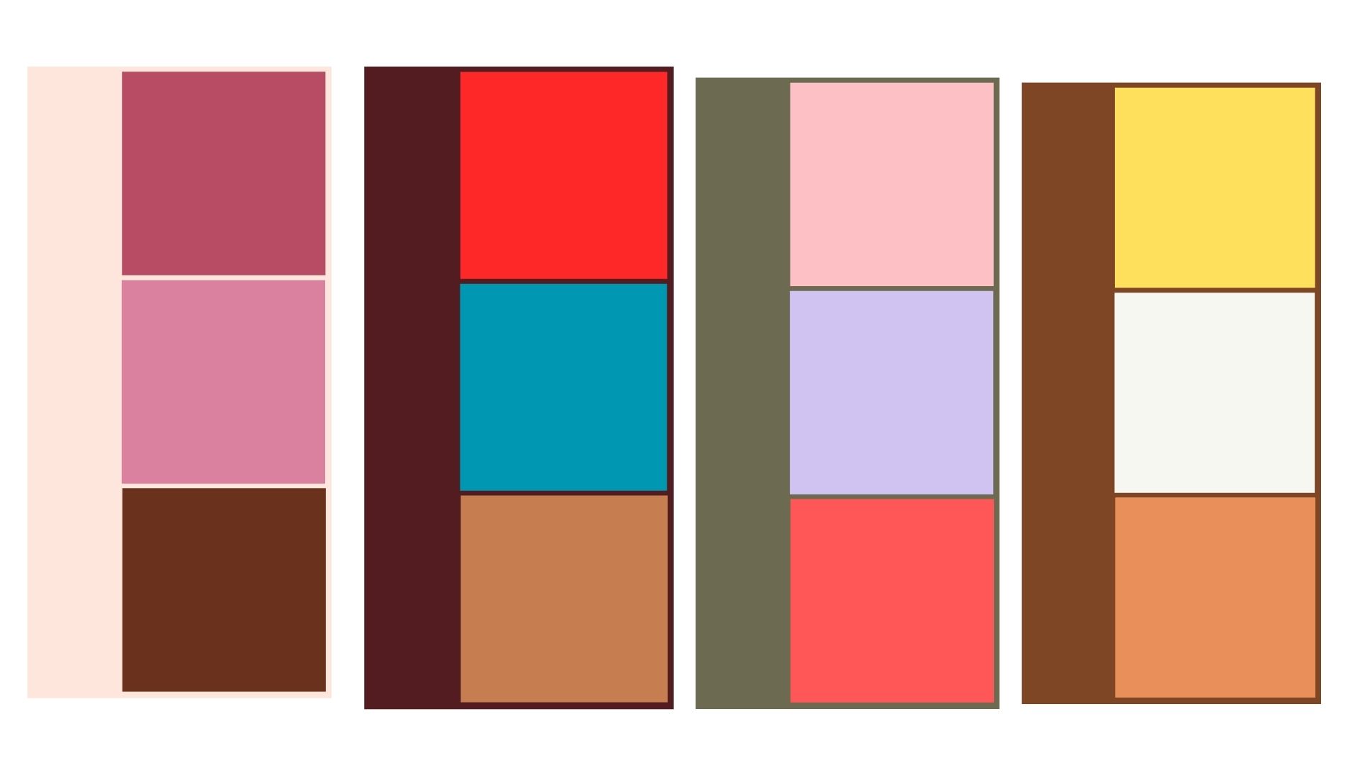 colour combos I am playing with this season as a stylist