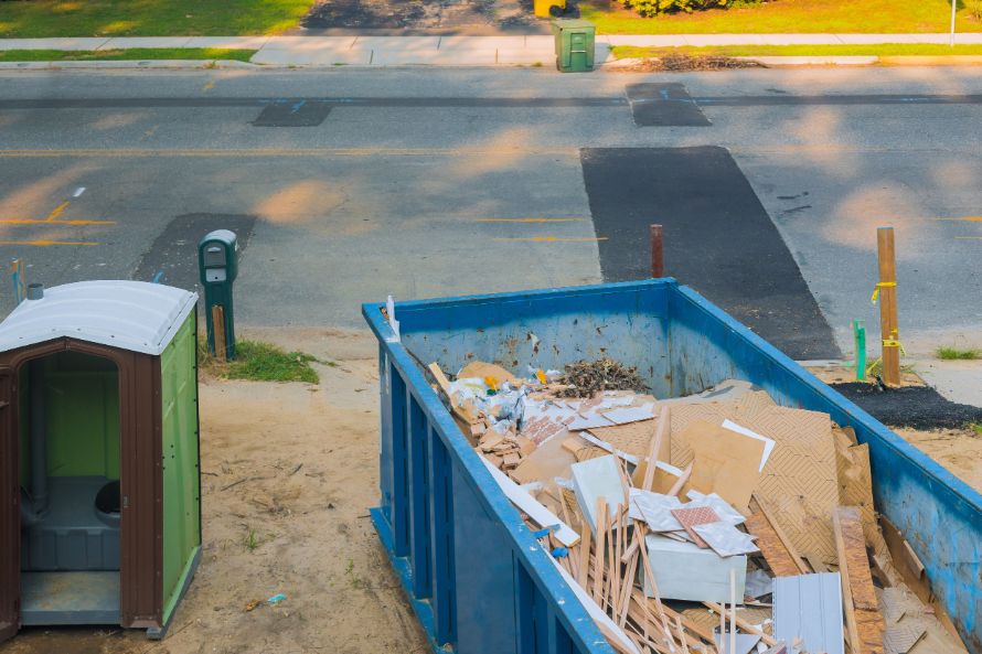 Dumpster Rental for Window Pane Removal