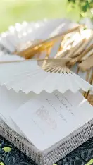 Wedding Fans to help guests keep cool