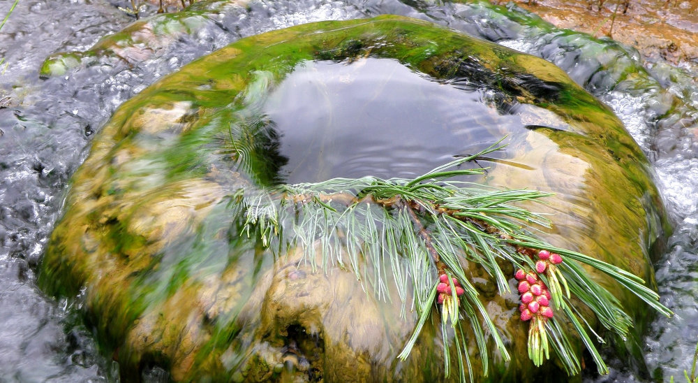 well overflowing