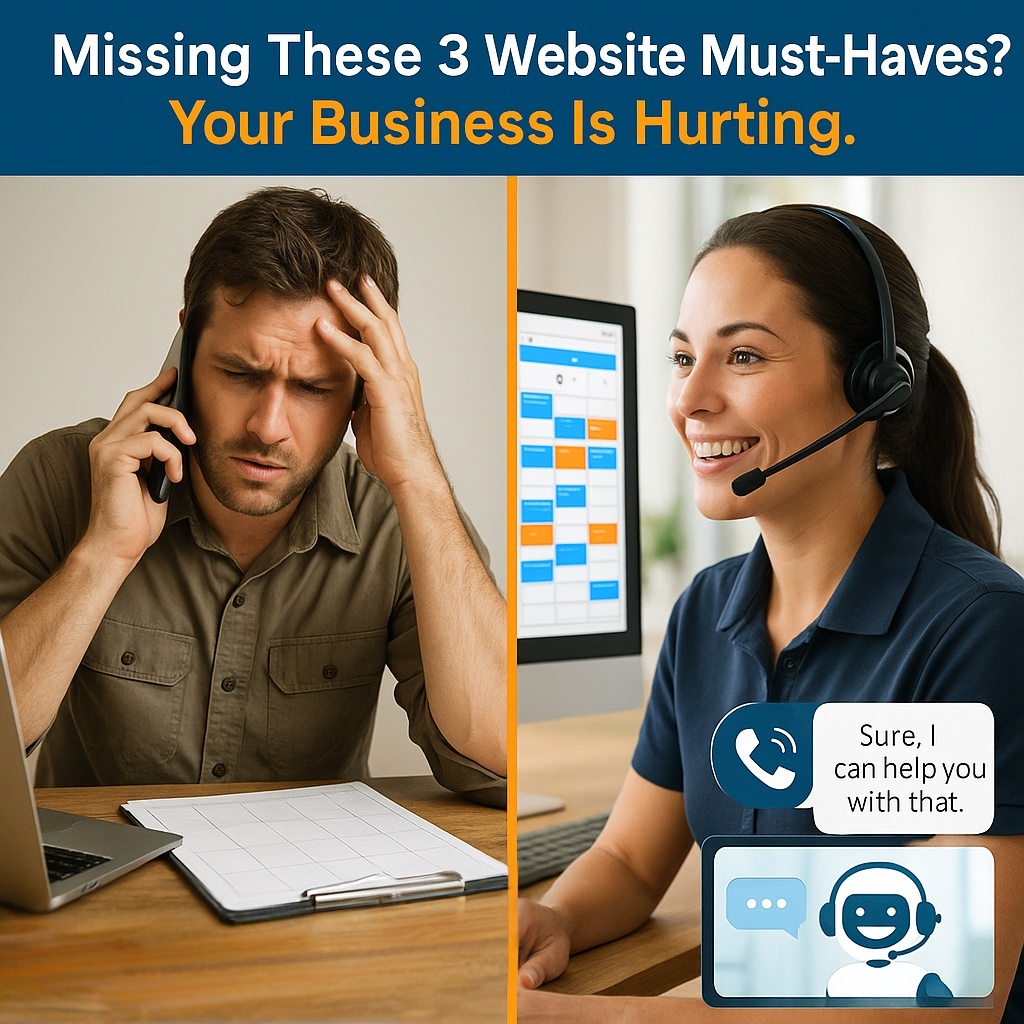 Three reasons why your website might be losing your business. 