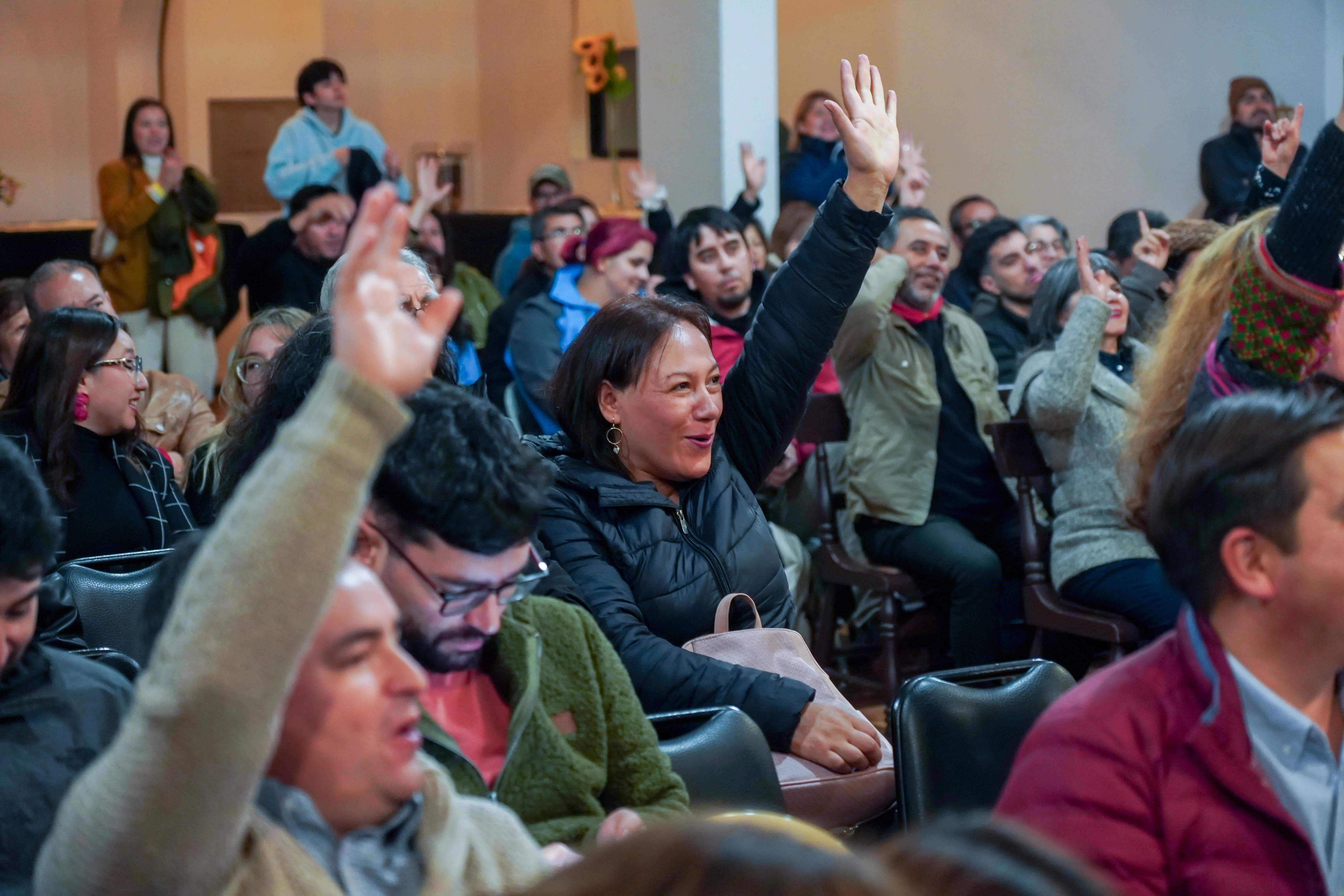 Público en charla