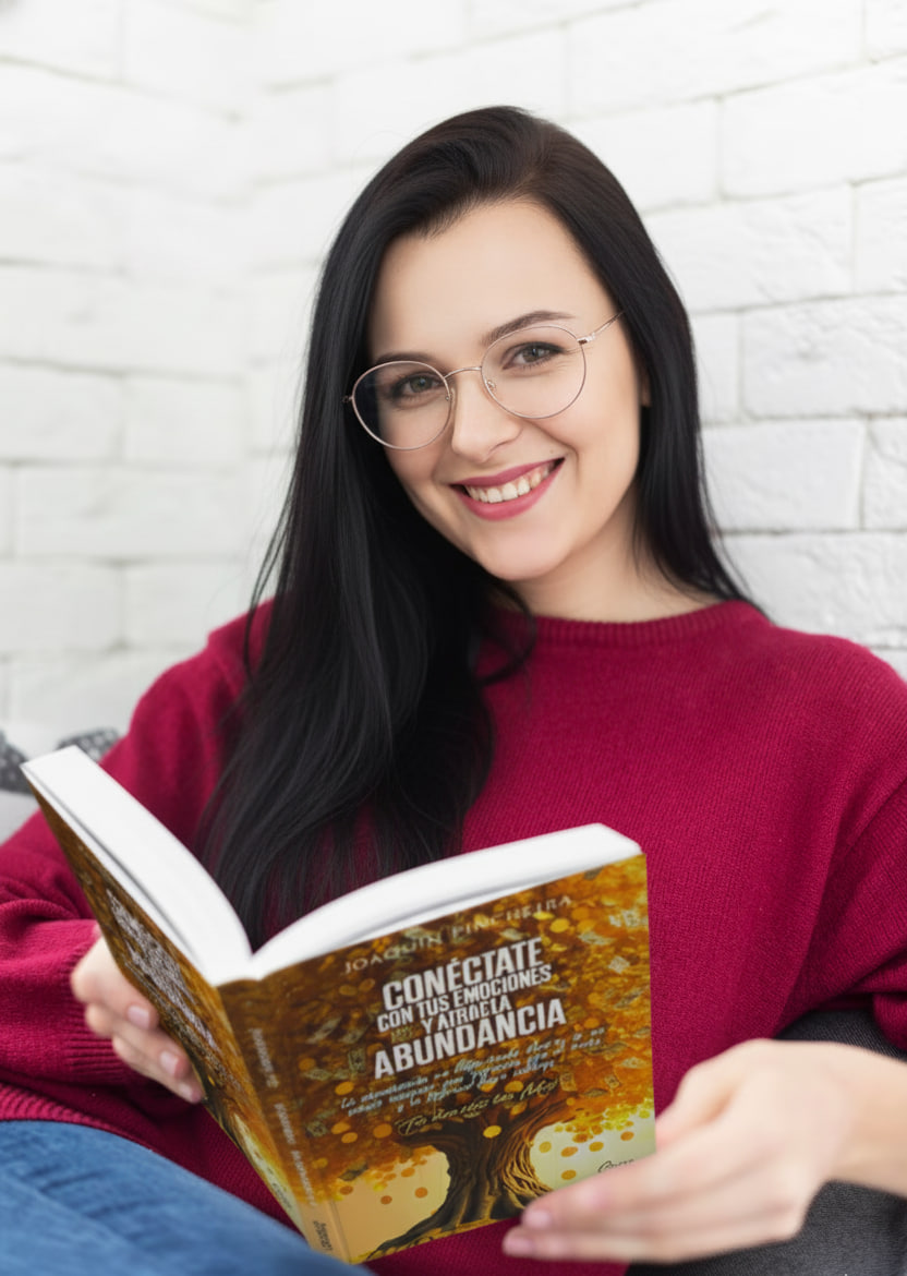 Persona en paz, representando la abundancia emocional y la prosperidad.