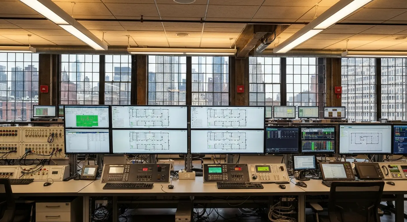 Fire alarm monitoring center