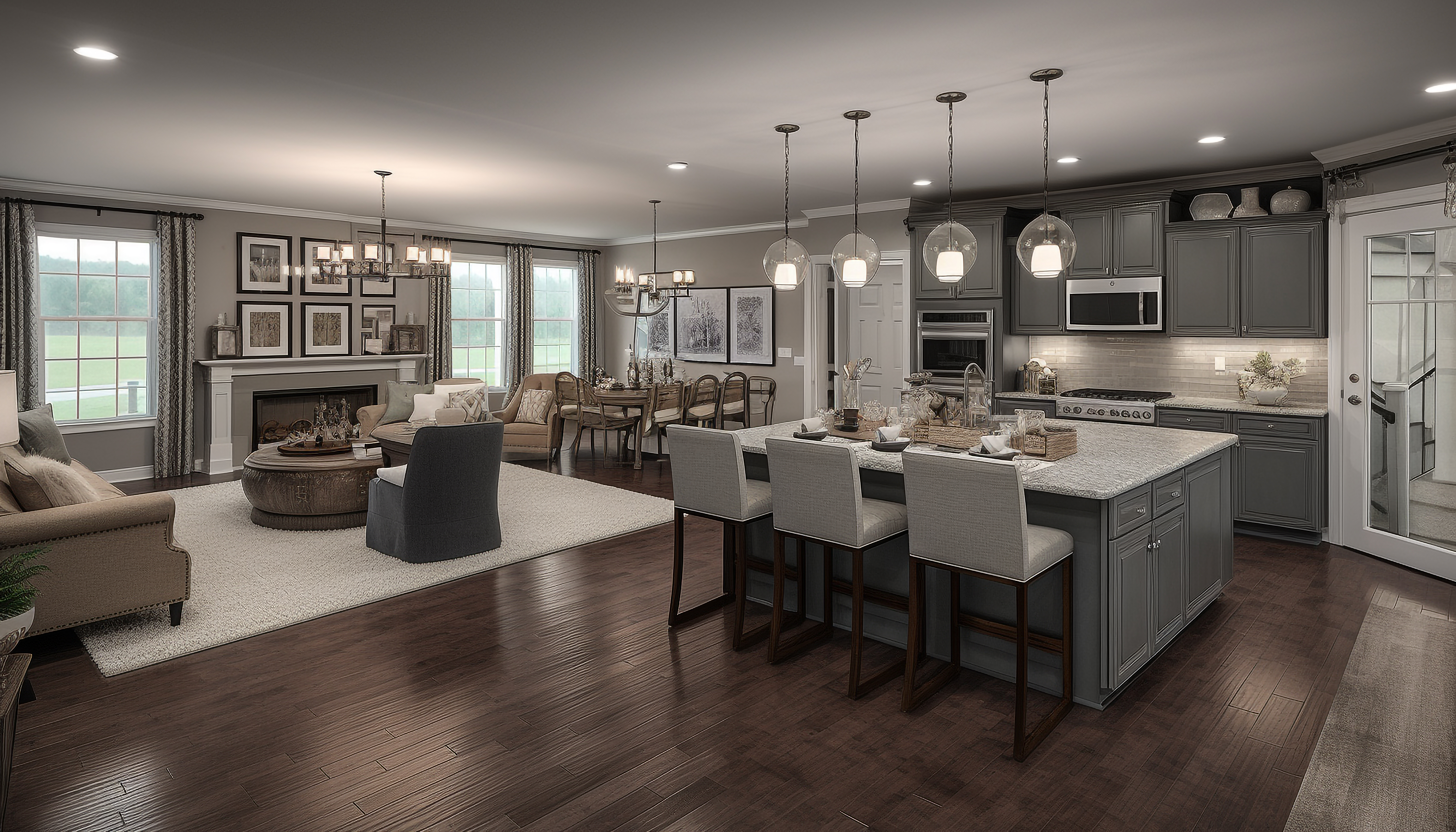 Beautiful new home interior