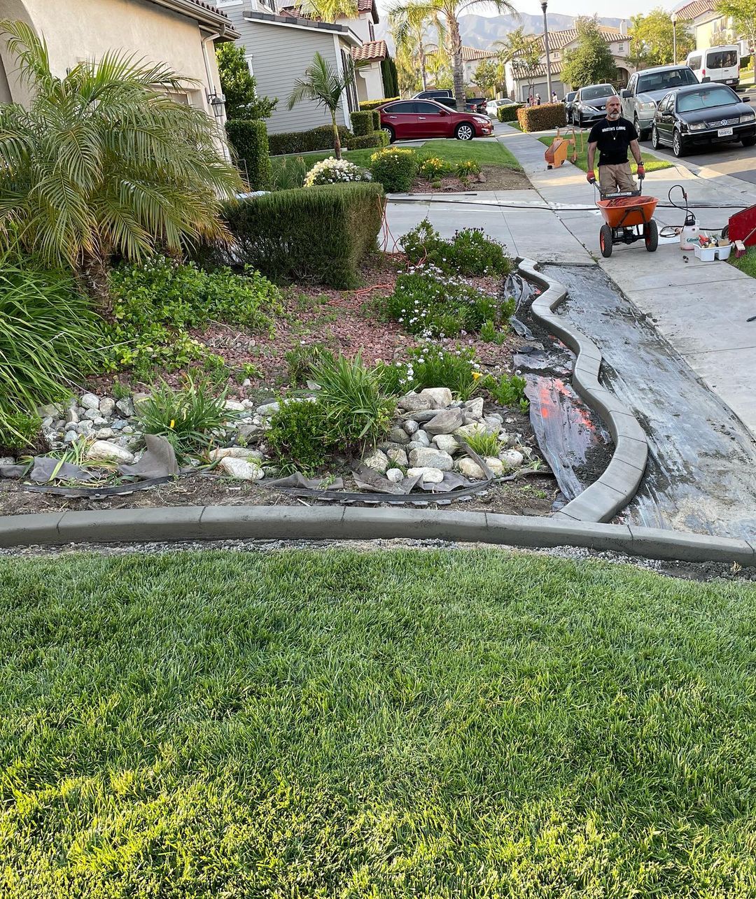 Upgraded Curbing Done By Houston's Landscaping Upgraded Curbing Done By Houston's Landscaping