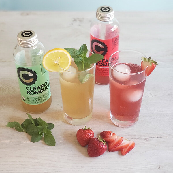 clearly kombucha Black Currant clearly kombucha Black Currant