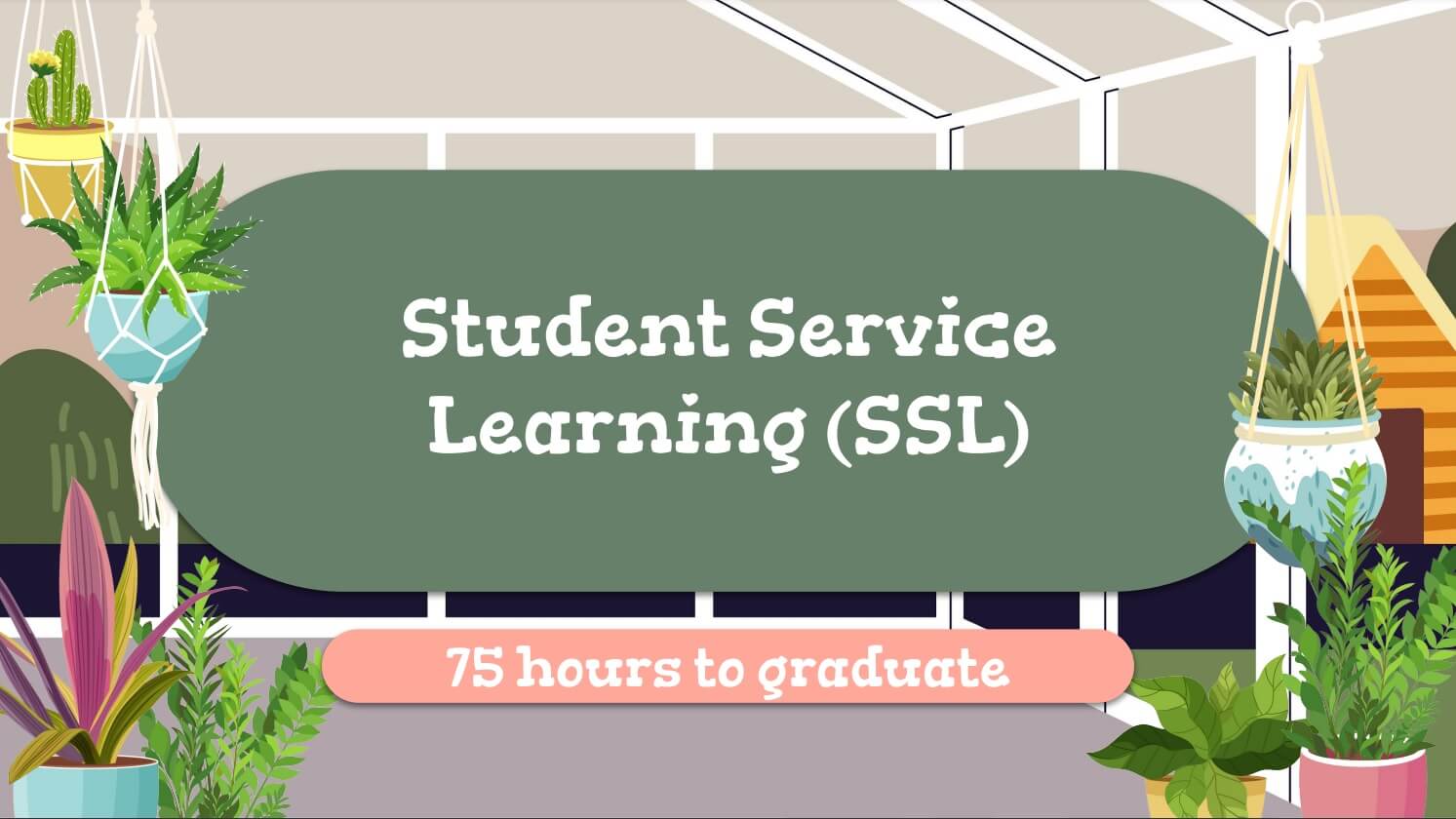 Service Learning Hours intro slide