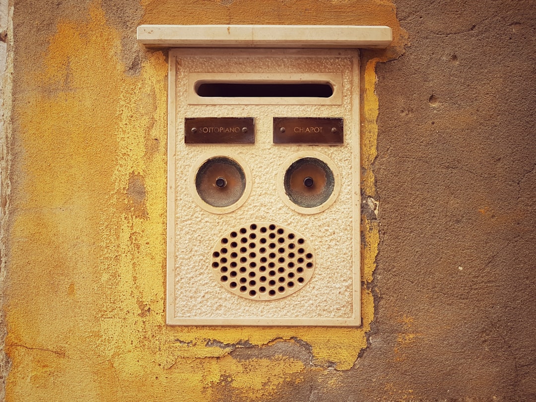 Speaker on a wall Speaker on a wall